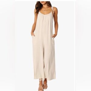 Petal & Pup Cream Jumpsuit